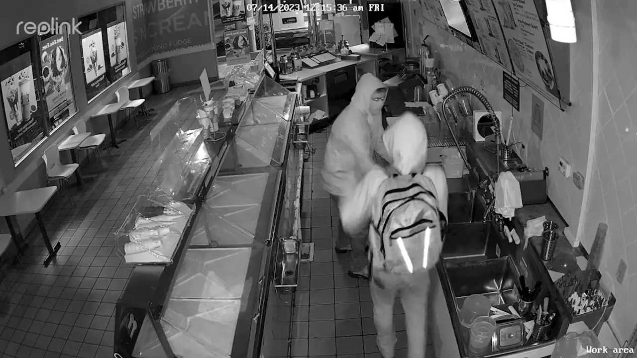 WATCH: Thieves hit same San Marcos Baskin-Robbins store twice in 3 days