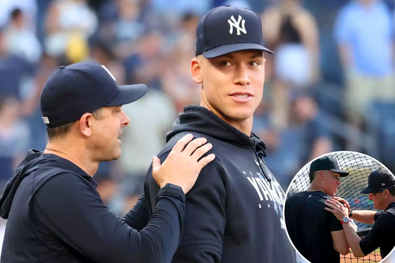 Aaron Judge weighs in on Aaron Boone's Yankees future