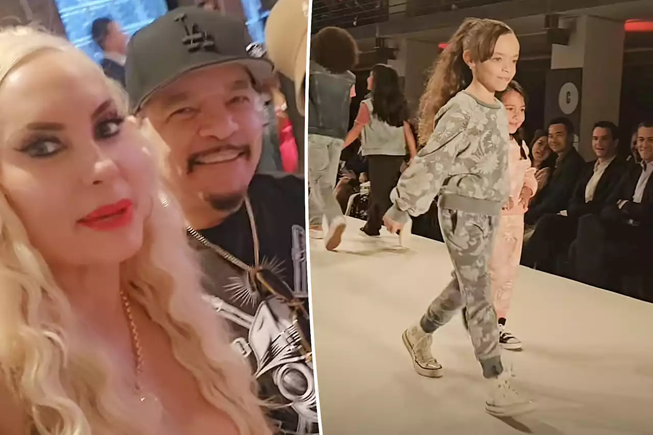 Ice-T and Coco Austin’s 7-year-old daughter, Chanel, walks first runway for NYFW