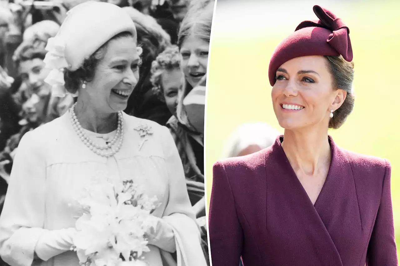 Kate Middleton wears Queen Elizabeth’s pearl earrings on 1st anniversary of monarch’s death