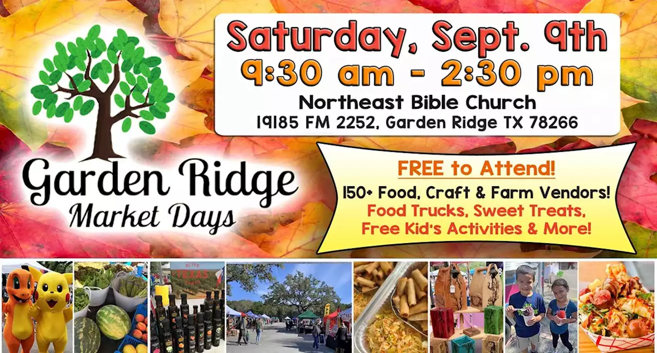 Garden Ridge Market Days - September 9, 2023