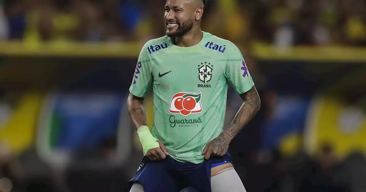 Neymar dice que no está al 100% con Brasil en inicio de eliminatoria