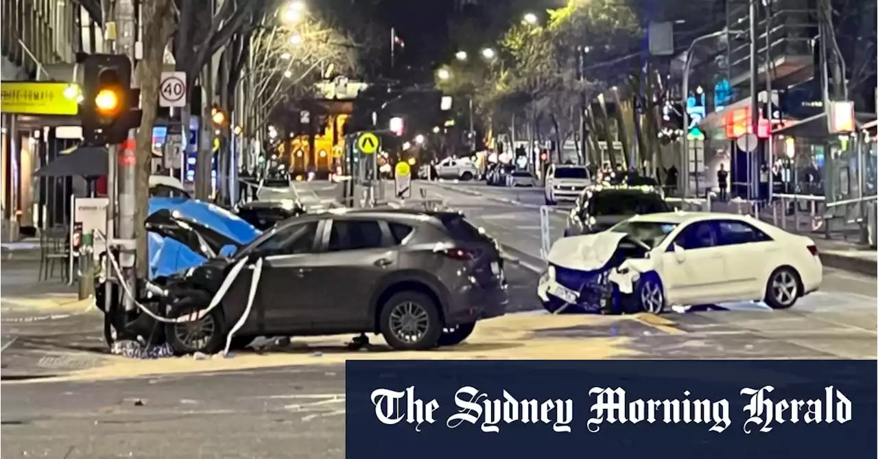 Driver arrested after one killed, four injured in CBD tram stop crash