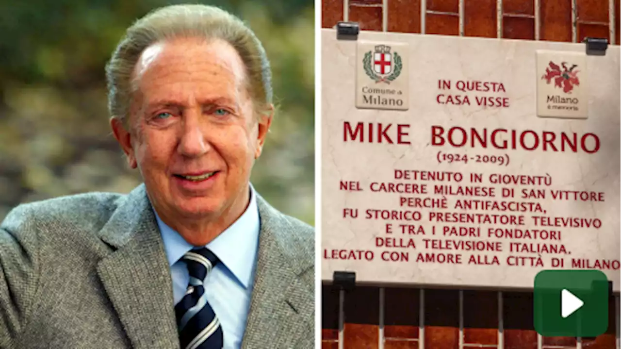 Mike Bongiorno, a Milano una targa dedicato al suo passato da partigiano