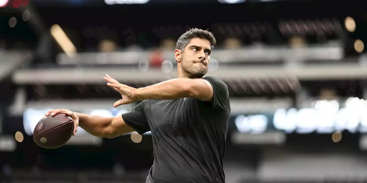 Raiders QB Jimmy Garoppolo has nothing — and everything — to prove