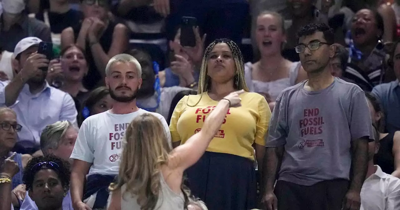 Protesters stopped the US Open semifinal match with Coco Gauff — here's why