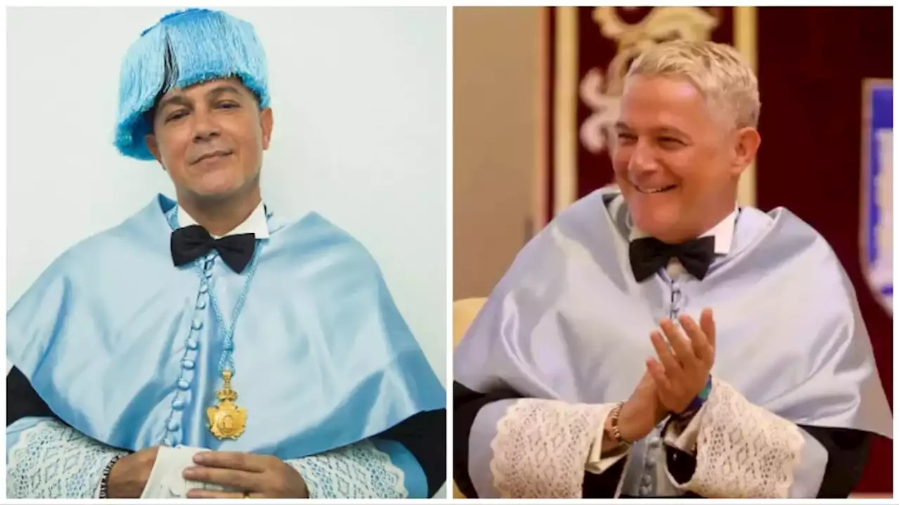 Alejandro Sanz fue investido como doctor Honoris Causa de la Alegría por la Universidad de Cádiz