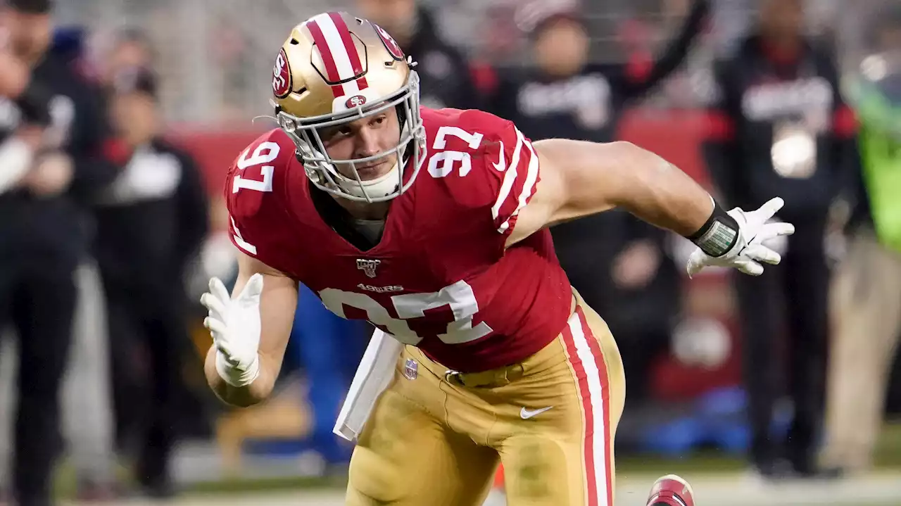 49ers are excited to get Nick Bosa back with the team