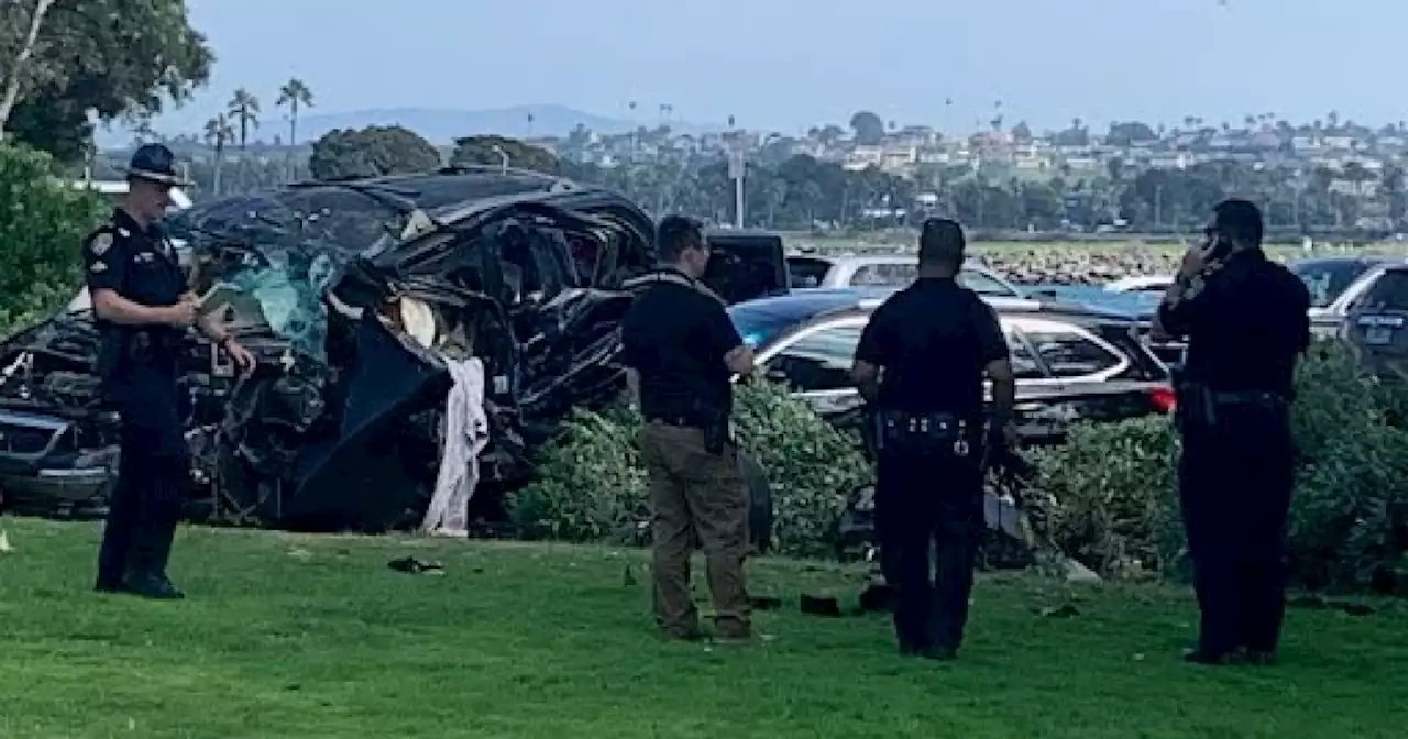 Driver dies in Mission Point rollover crash, van hits parked cars