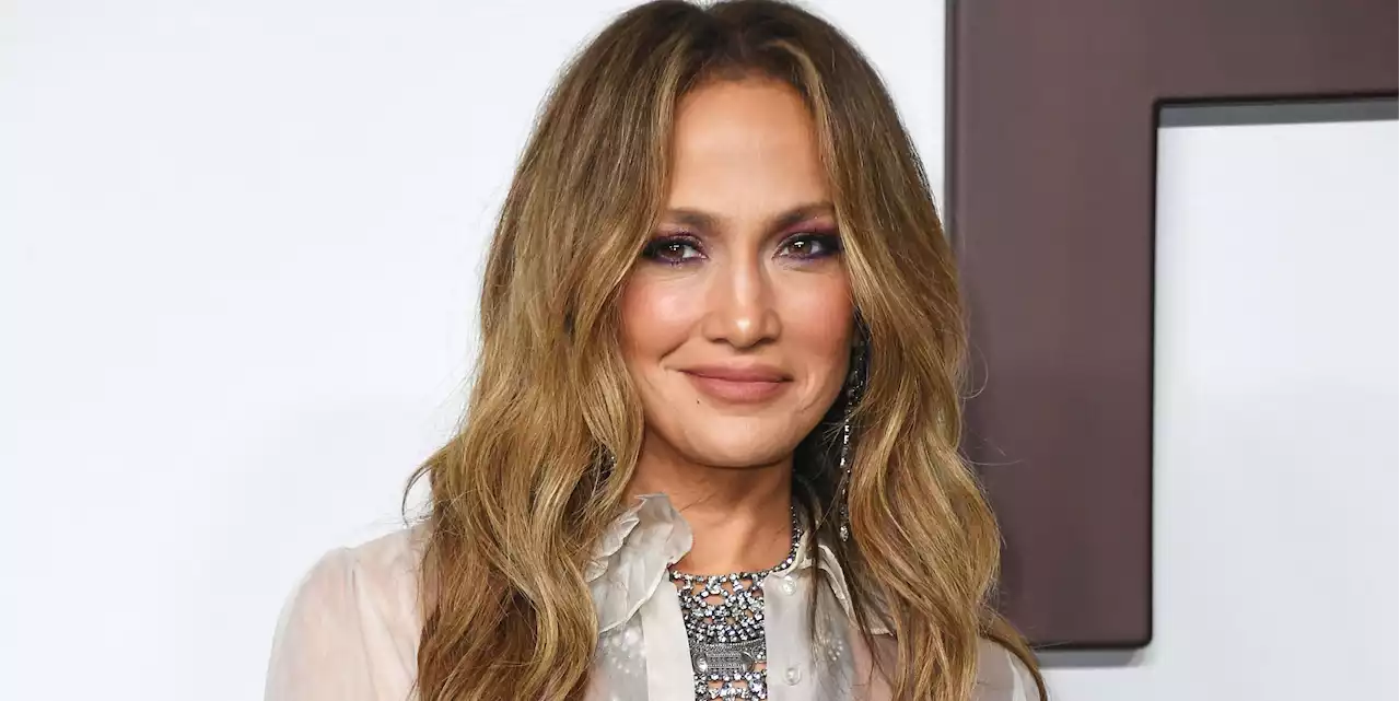 Jennifer Lopez Pairs a Dreamy Sheer Gown with a Cowboy-Style Belt