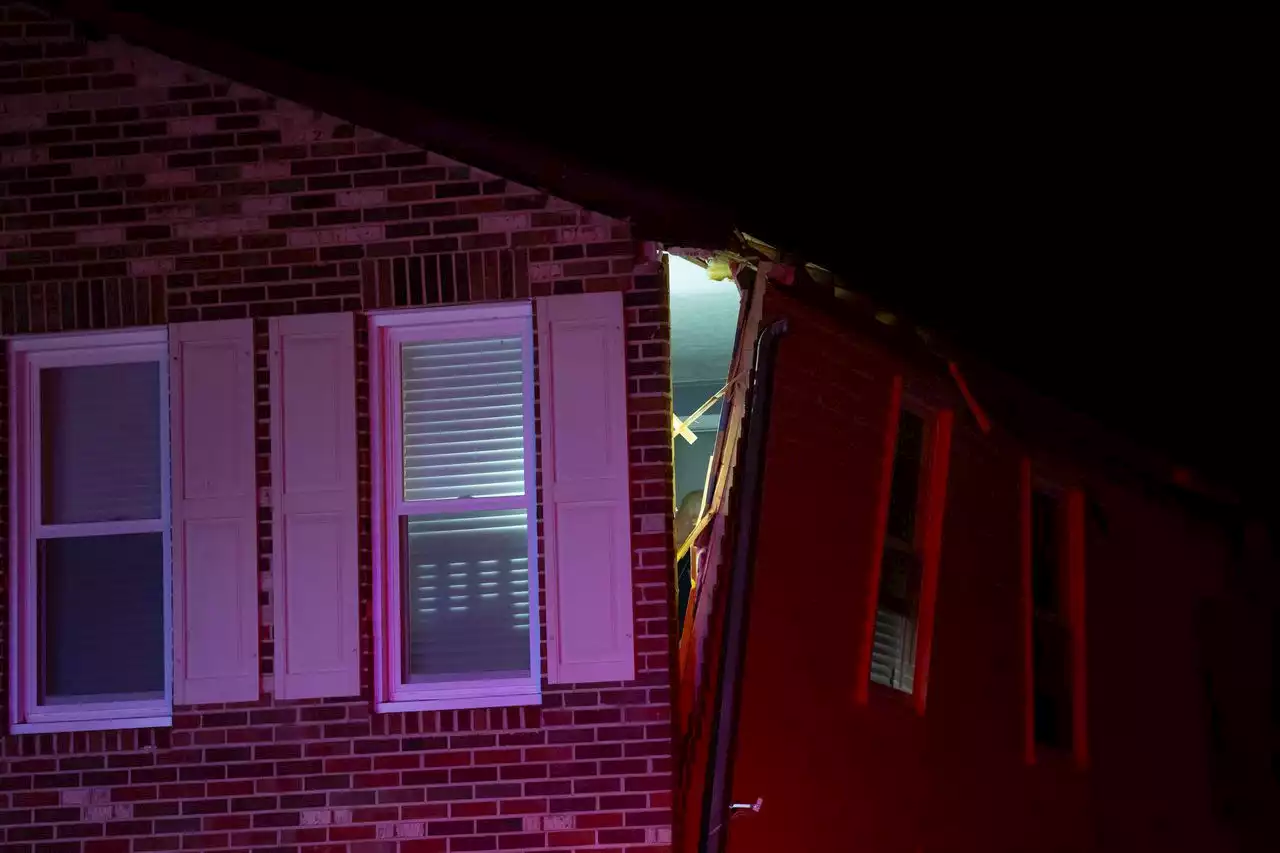 Explosion blows out a wall of South Jersey home