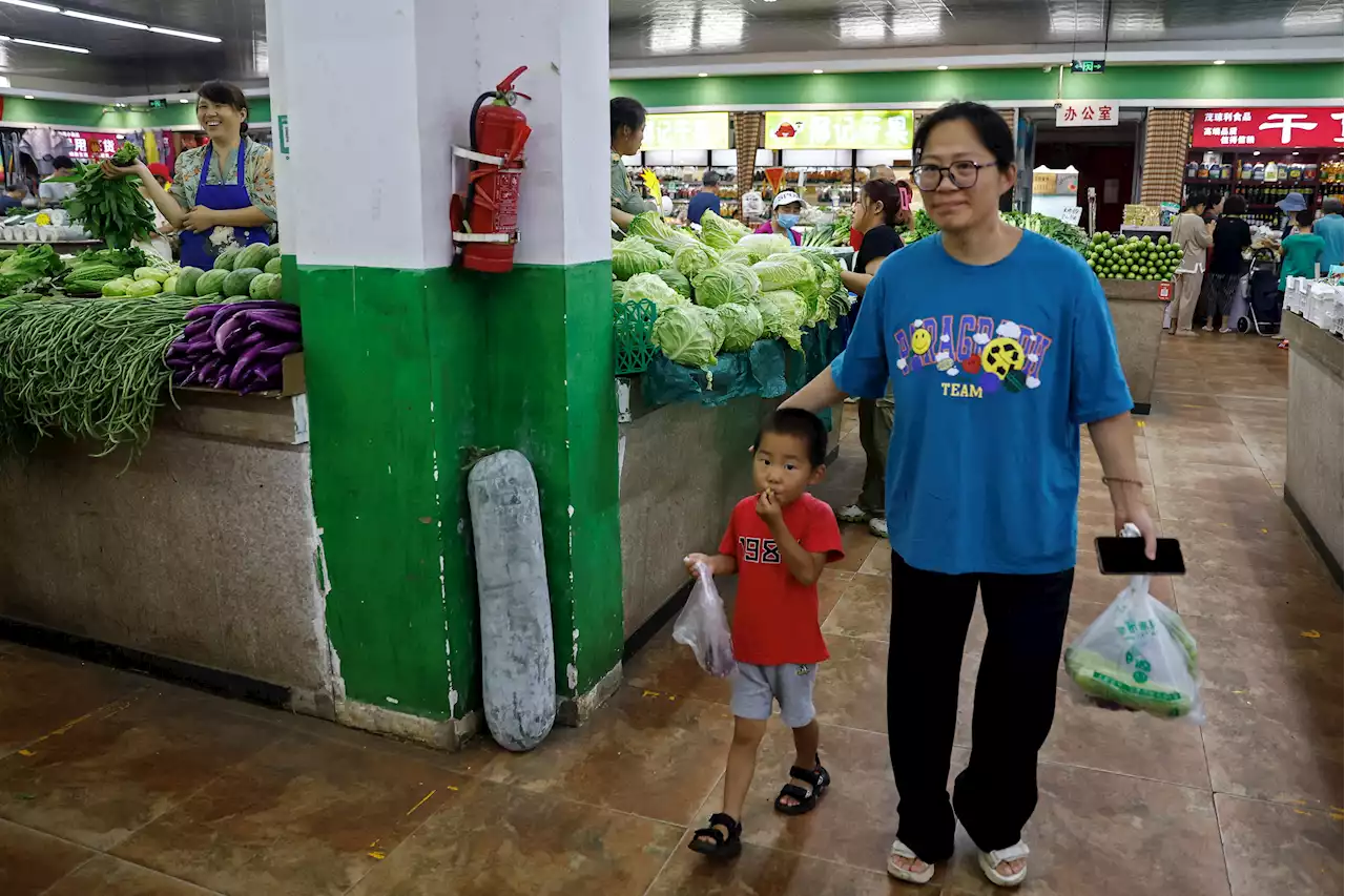 China's August consumer prices edge higher, factory prices fall