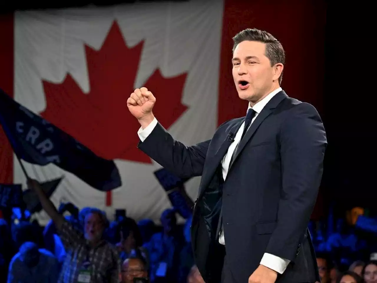 Poilievre talks of returning Canada to pre-Trudeau times in speech to Conservative convention