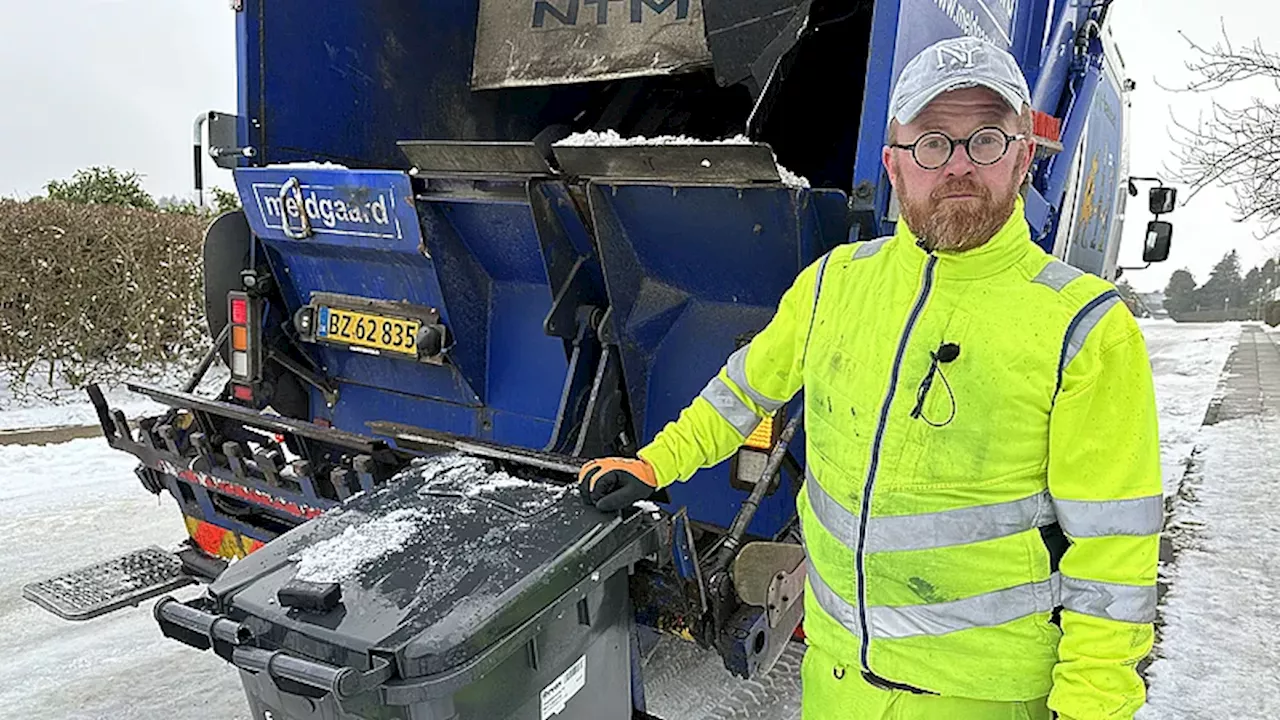 Thomas glider på sit arbejde - sådan går det med at hente affald i din kommune