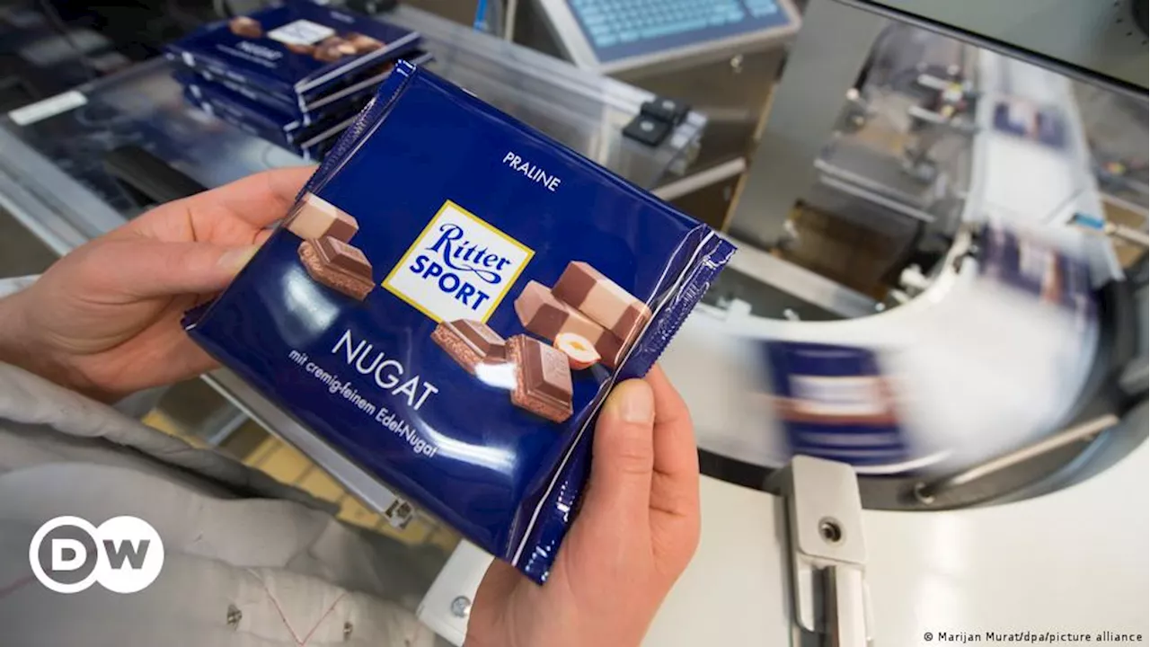 Ritter Sport: шоколад - в Россию, пожертвования