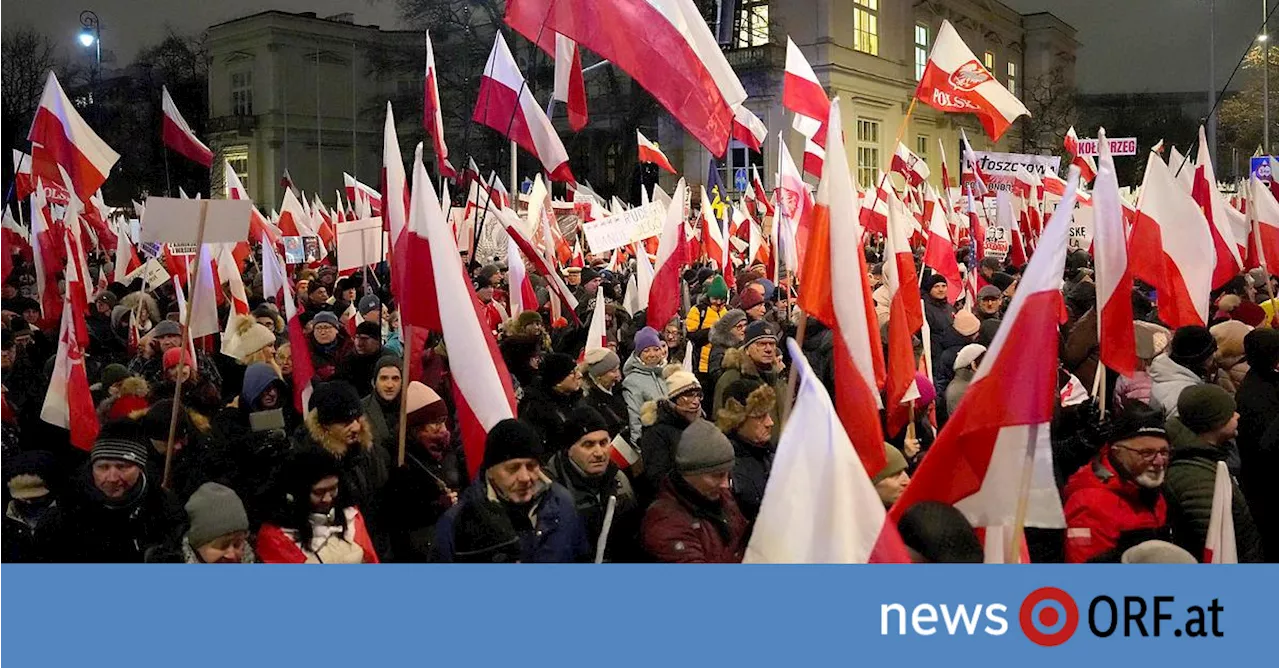 Demo in Warschau: PiS wettert gegen Tusk, EU und Deutschland