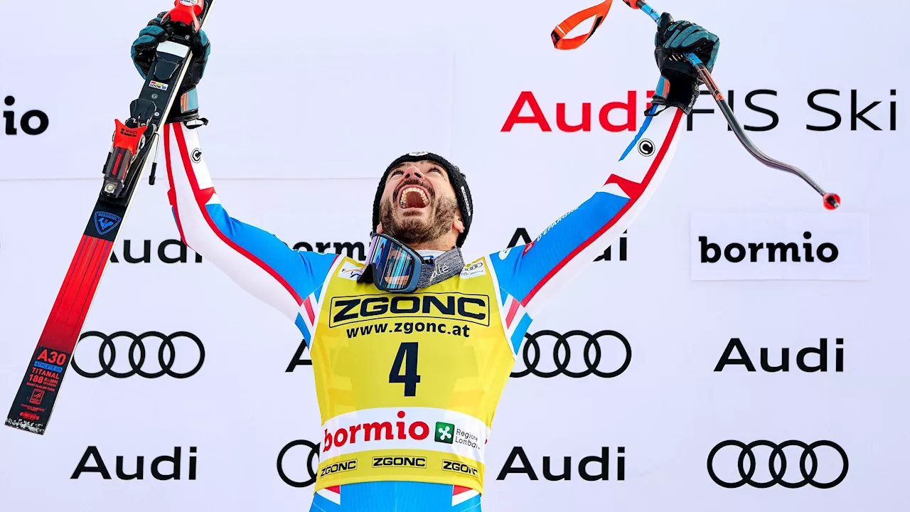 Déjà vainqueur à Bormio, Cyprien Sarrazin a remis ça à Wengen : 'Le seul truc qui manquait, c’était la tête'