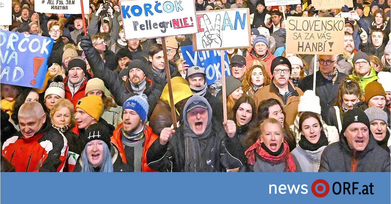 Proteste gegen slowakische Regierung wegen Abschaffung der Sonderstaatsanwaltschaft