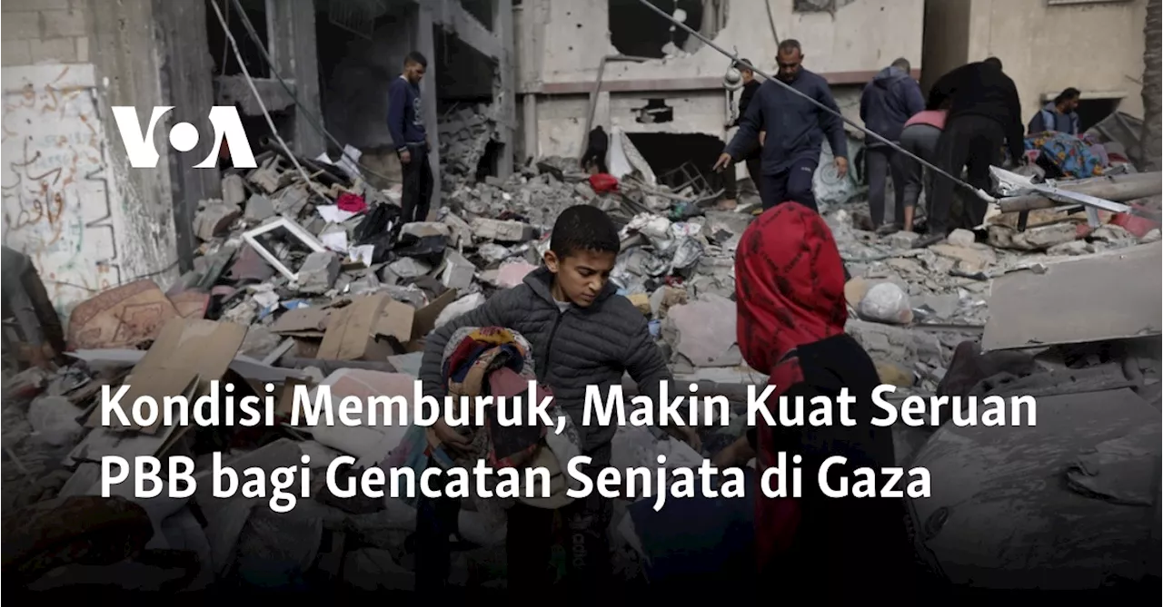 Warga Palestina Berjuang untuk Selamatkan Harta Benda Setelah Serangan Udara Israel