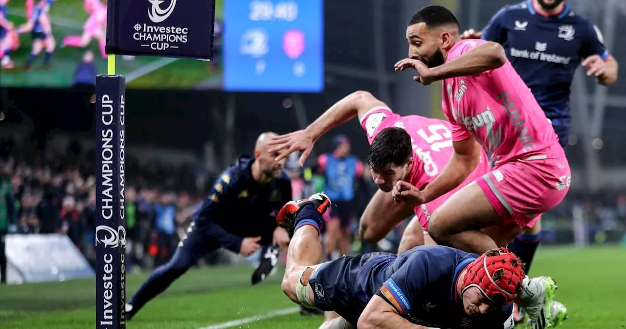 Leinster run in seven tries as Stade Francais put to the sword at the Aviva