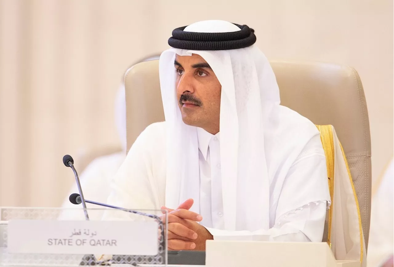 أمير قطر: قتل وتهجير الفلسطينيين خط لا يمكن تجاوزه أو قبوله (فيديو)