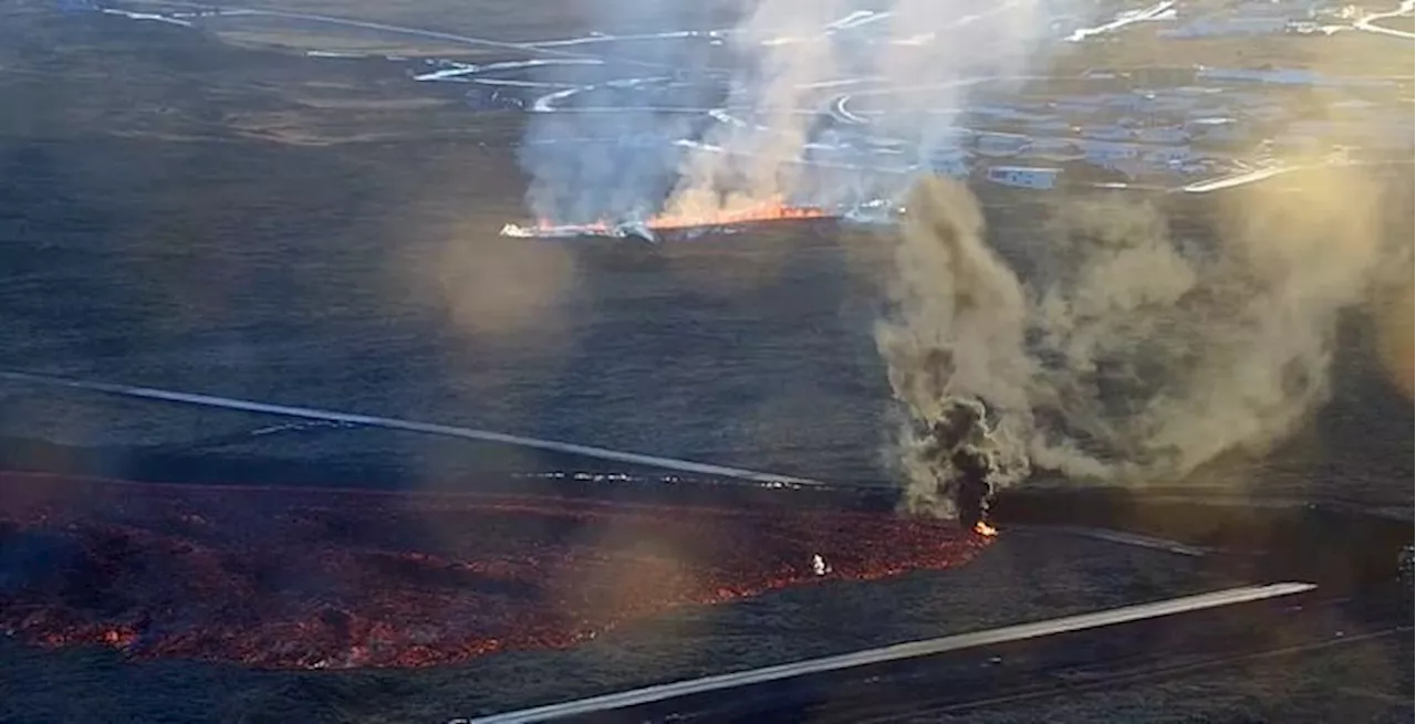 Ny vulkansprekk har åpnet seg ved bygrensen til Grindavik