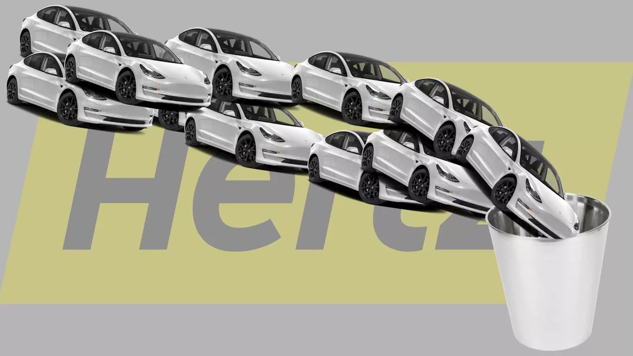 Hertz to Sell Off a Third of Its EV Fleet and Focus on Gas-Powered Vehicles