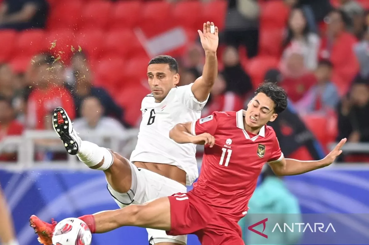 Indonesia takluk 1-3 dari Irak di laga perdana Piala Asia 2023 Qatar