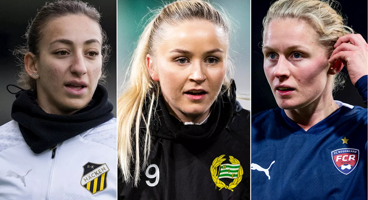 Försäsongsscheman för AIK, BK Häcken och Brommapojkarna