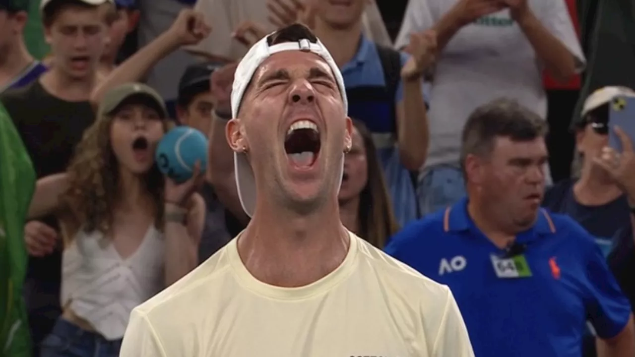 Thanasi Kokkinakis prevails in thrilling five-set match