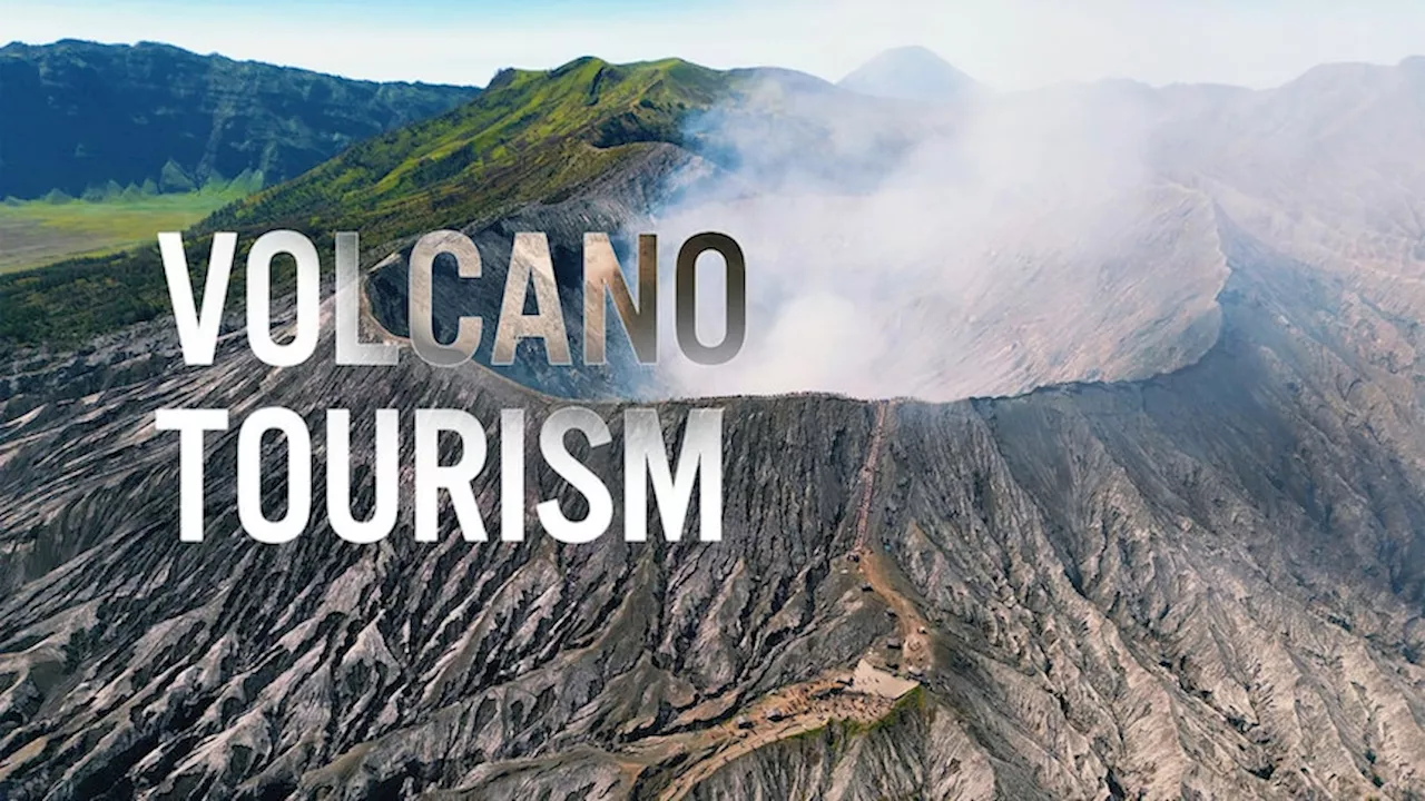 Tourists flock to Indonesia's Mount Bromo to witness active volcano