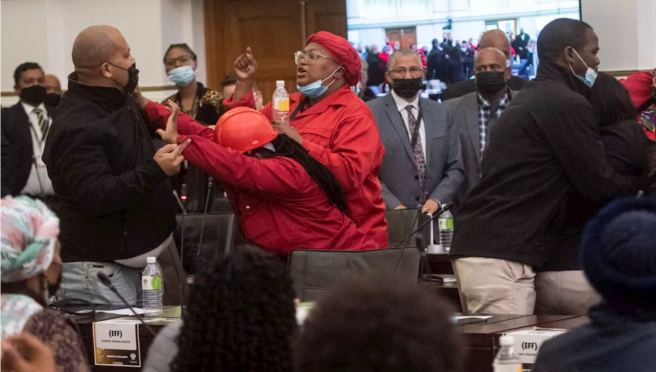 EFF MPs Face Charges of Contempt of Parliament for Disrupting House Sitting