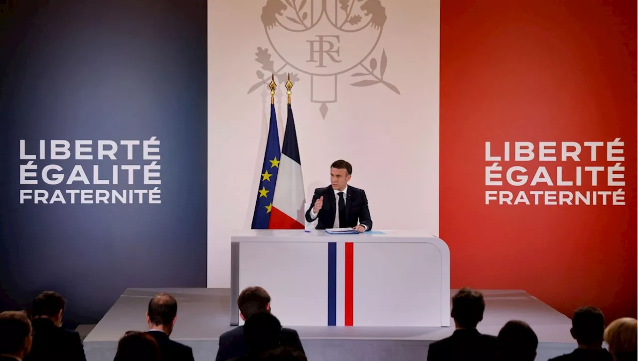 Conférence de presse d'Emmanuel Macron à l'Élysée