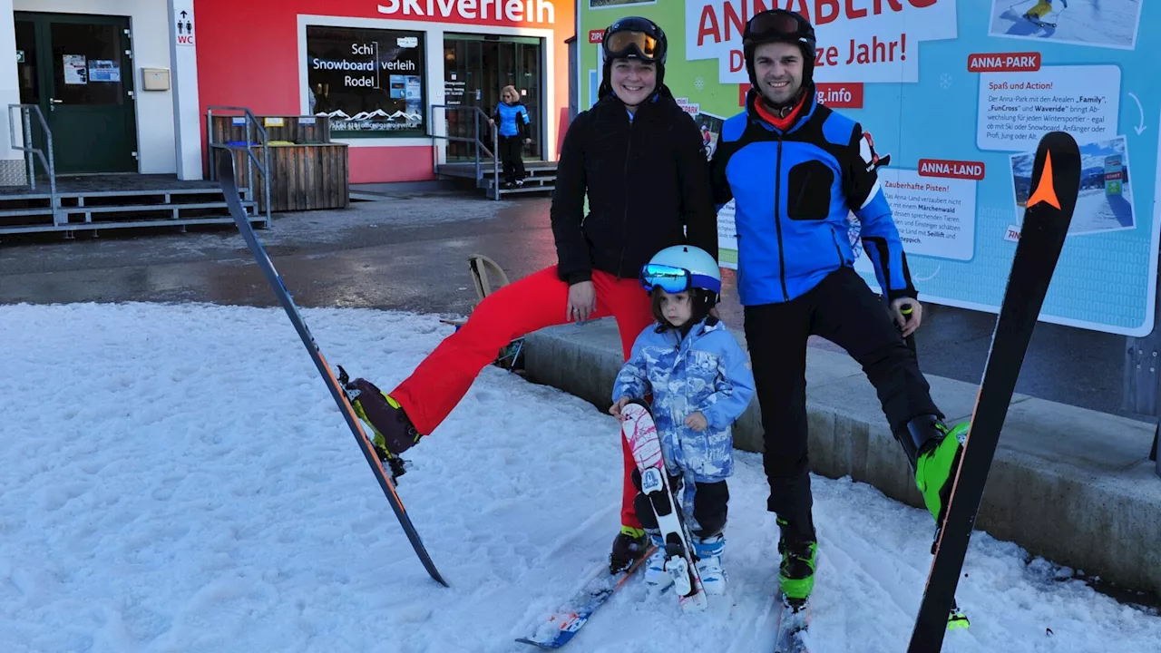 Top-Bedingungen auf den Skipisten der Region