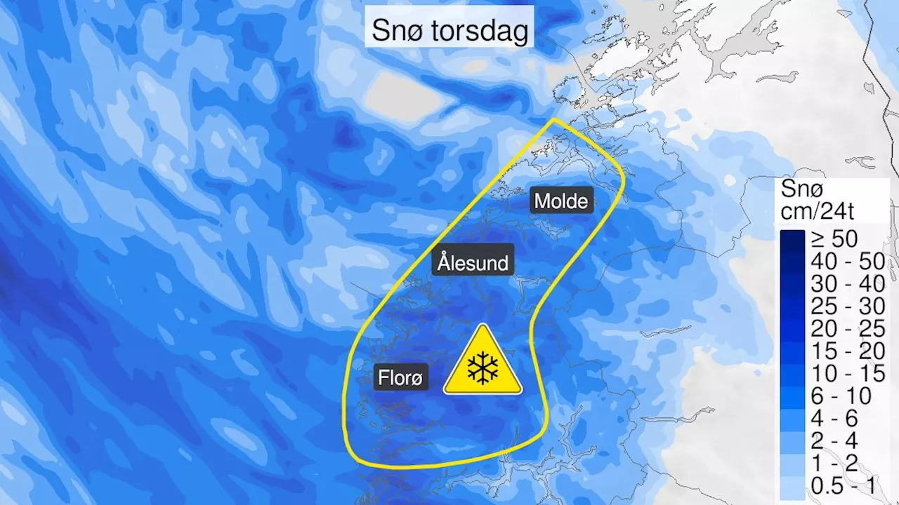 «Fare pågår» - nå kommer snøværet hit