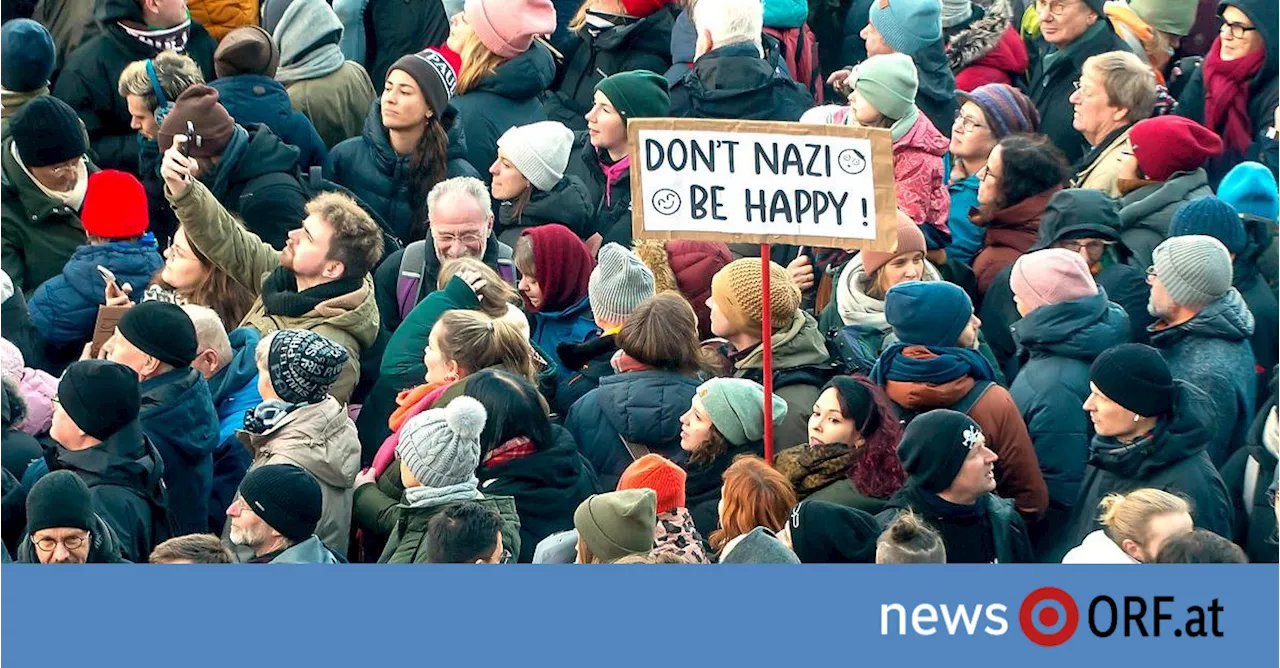 Proteste gegen geheimes Vernetzungstreffen von Rechten und Rechtsextremen in Deutschland