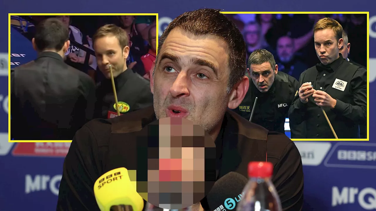 Ronnie O’Sullivan and Ali Carter's Toxic Feud Escalates