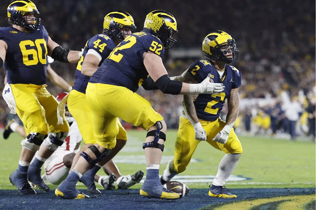 Michigan Beats Alabama in Rose Bowl, Advances to College Football Playoff Championship