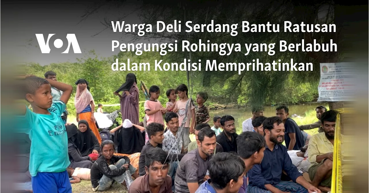 Warga Deli Serdang-Sumatera Utara Bantu Pengungsi Rohingya