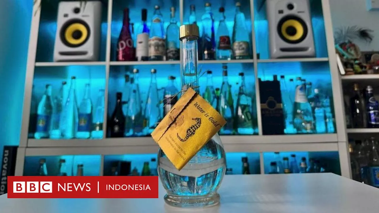 Minum 'air putih mewah' seharga jutaan rupiah jadi tren di kalangan orang kaya