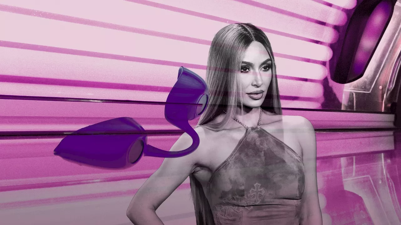 Kim Kardashian Surprises Fans with Tanning Bed in SKKN Office