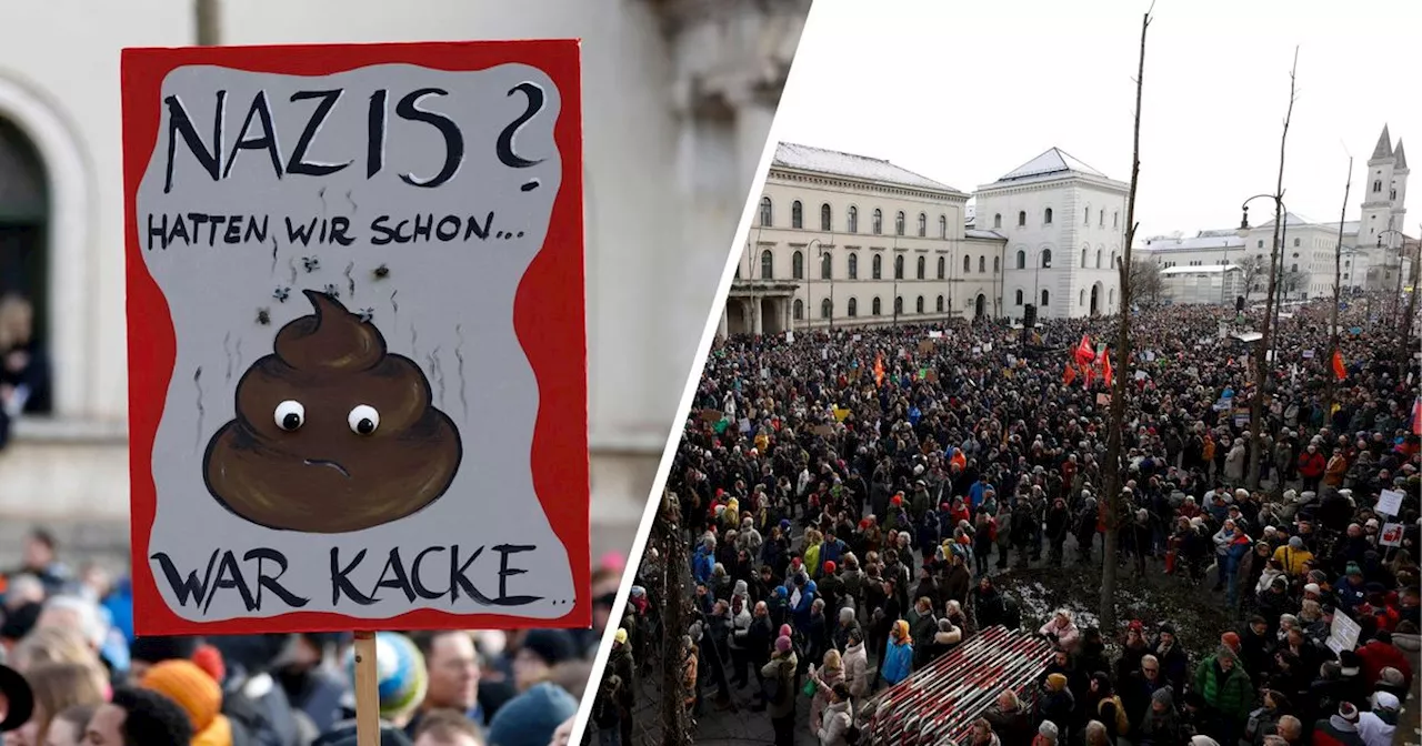 Demo gegen Rechts in München wegen Überfüllung abgebrochen