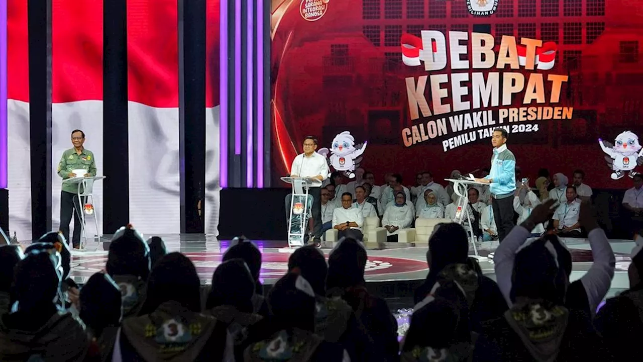 Di Debat Keempat Pilpres, Tingkat Kematangan Sikap Cawapres Terlihat