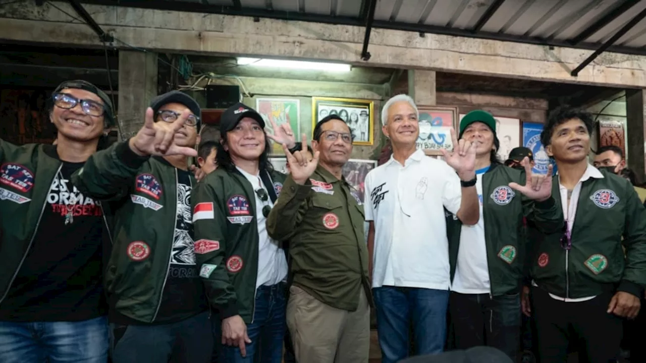 Berpaling dari Jokowi, Grup Band Slank Dukung Ganjar-Mahfud