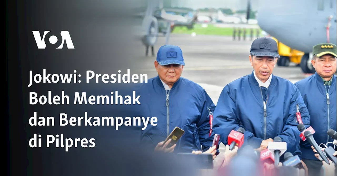 Presiden Jokowi: Boleh Memihak Paslon Capres dan Cawapres dalam Pemilu 2024