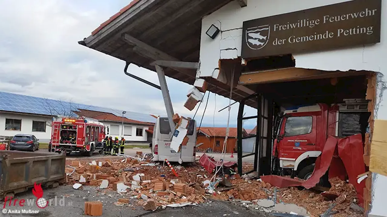 Schwerer Verkehrsunfall in Petting: Vier Verletzte