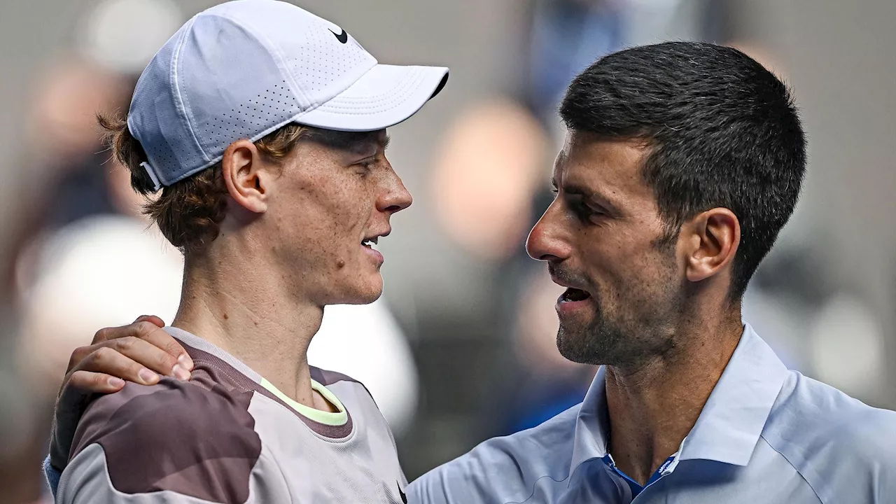 Open d'Australie : Jannik Sinner fait tomber le tenant du titre Novak Djokovic (6-1, 6-2, 6-7, 6-3) en demi-finale