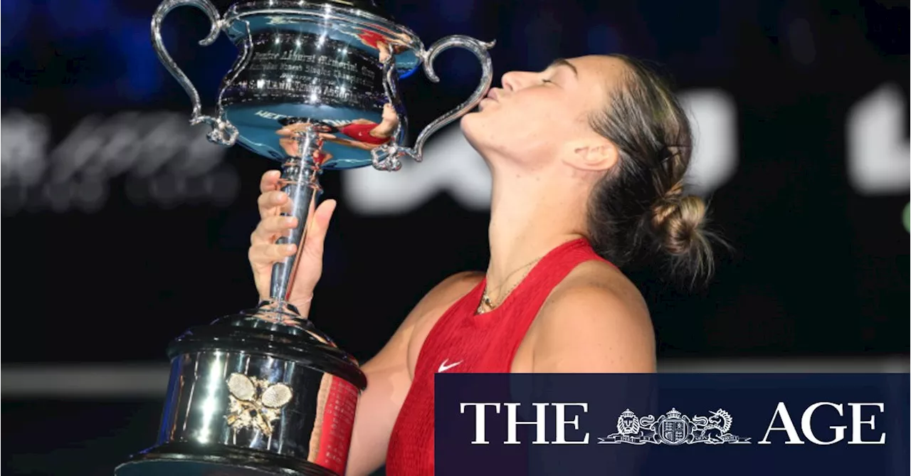 Aryna Sabalenka defends Australian Open crown with crushing win