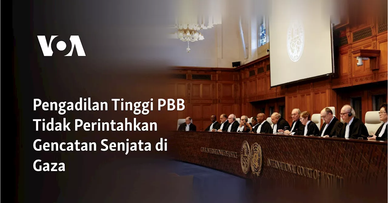 ICJ Memerintahkan Israel untuk Membantu Gaza