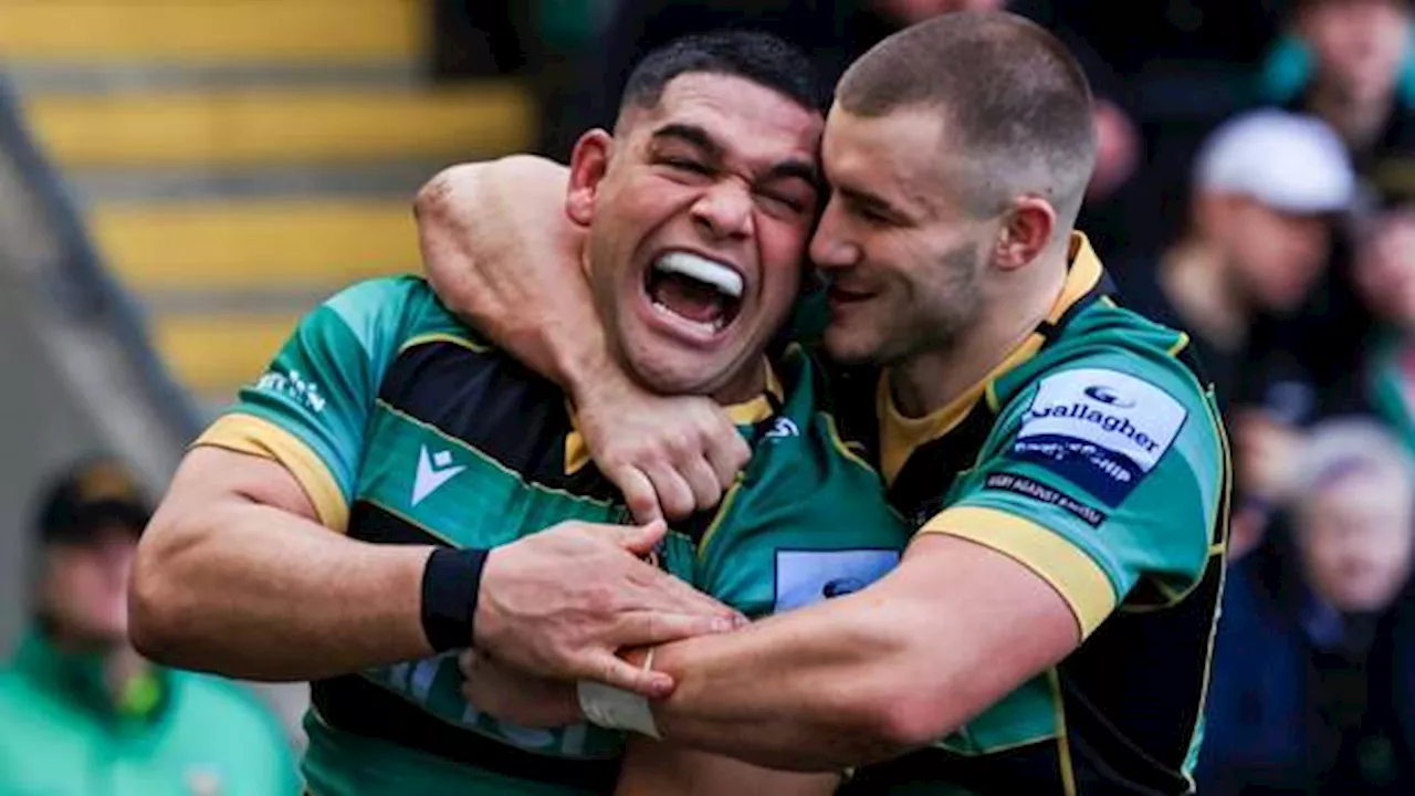 Northampton Saints beat Newcastle Falcons to go top of Premiership